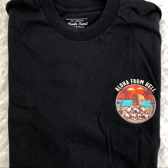 Black Death Coast graphic tee - Picture 1 of 3